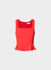 Rhodora Bustier - Crepette™ - CHERRYBOMB RED