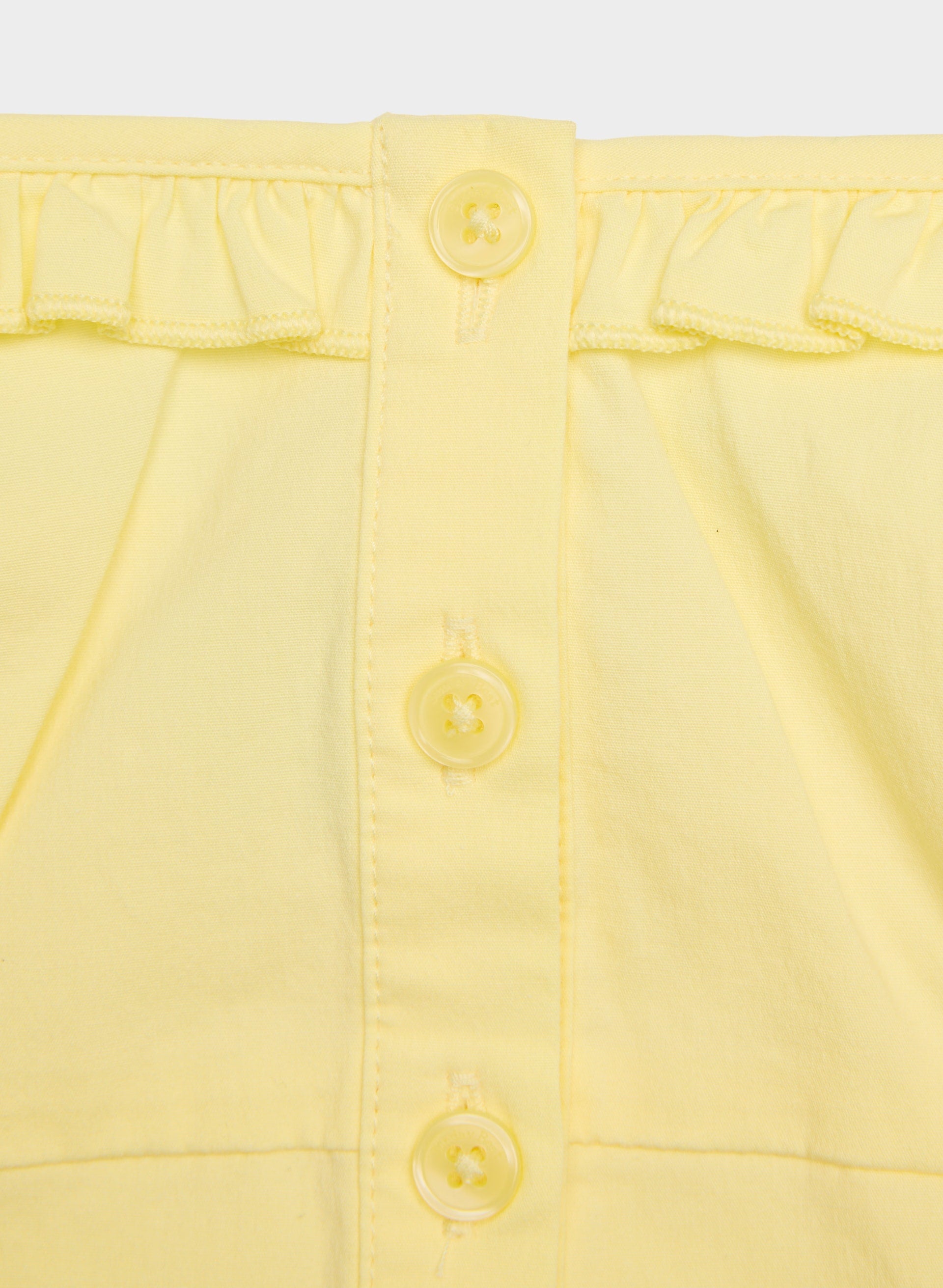 Gumdrop Poplin Top - LEMONADE