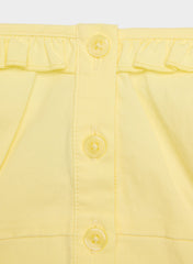 Gumdrop Poplin Top - LEMONADE