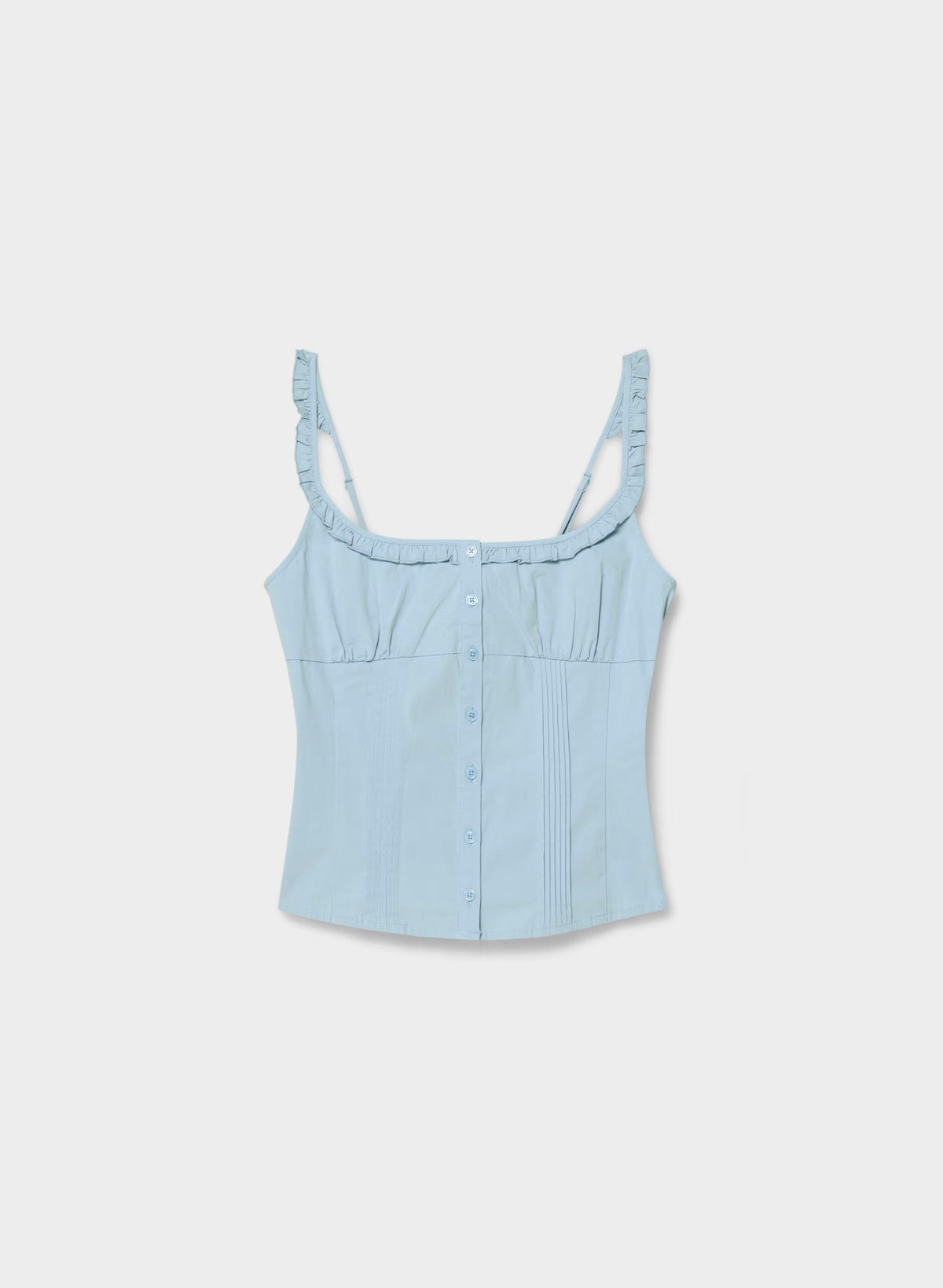 Gumdrop Poplin Top - RIPPLE BLUE
