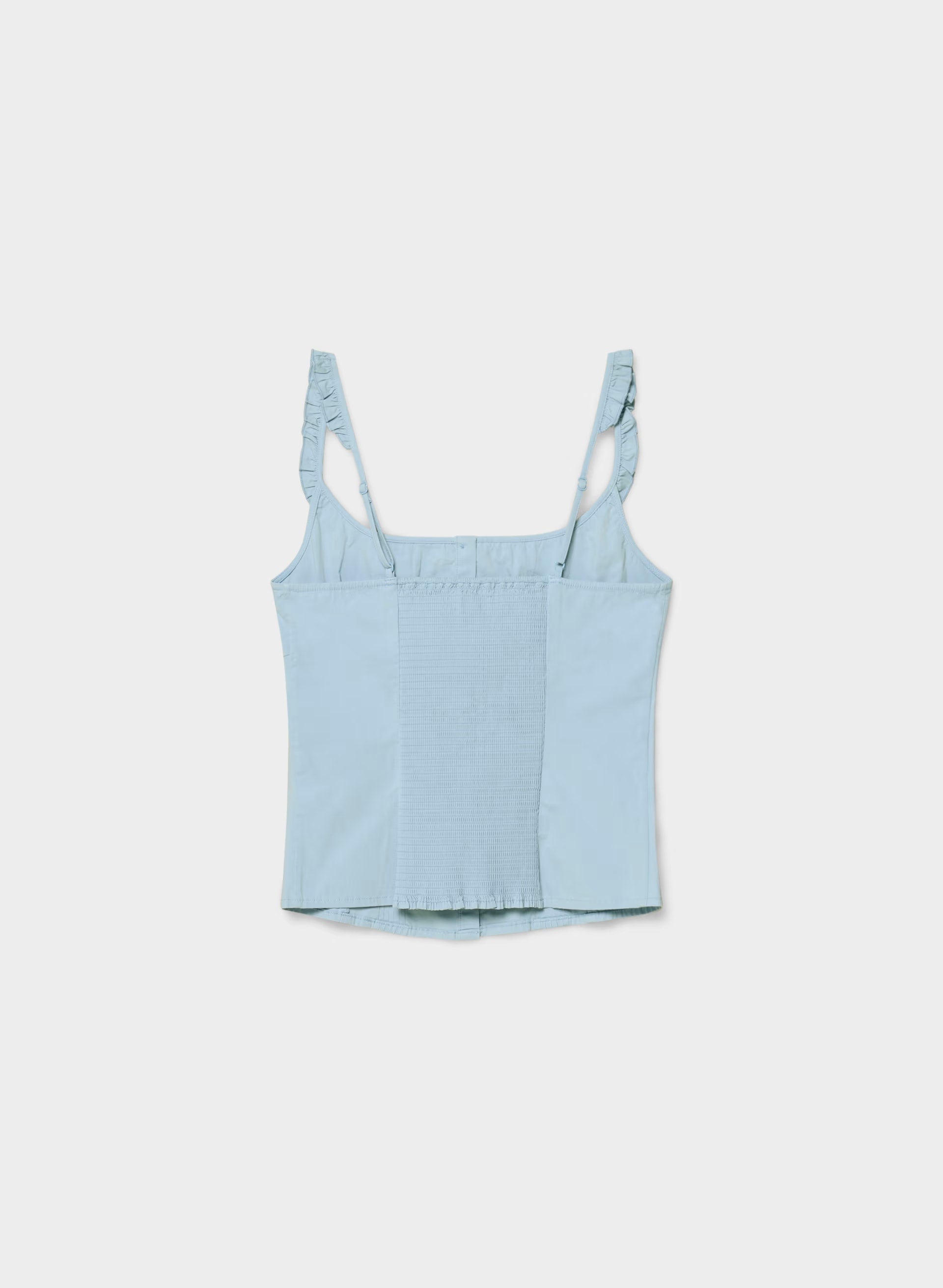 Gumdrop Poplin Top - RIPPLE BLUE