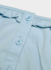 Gumdrop Poplin Top - RIPPLE BLUE