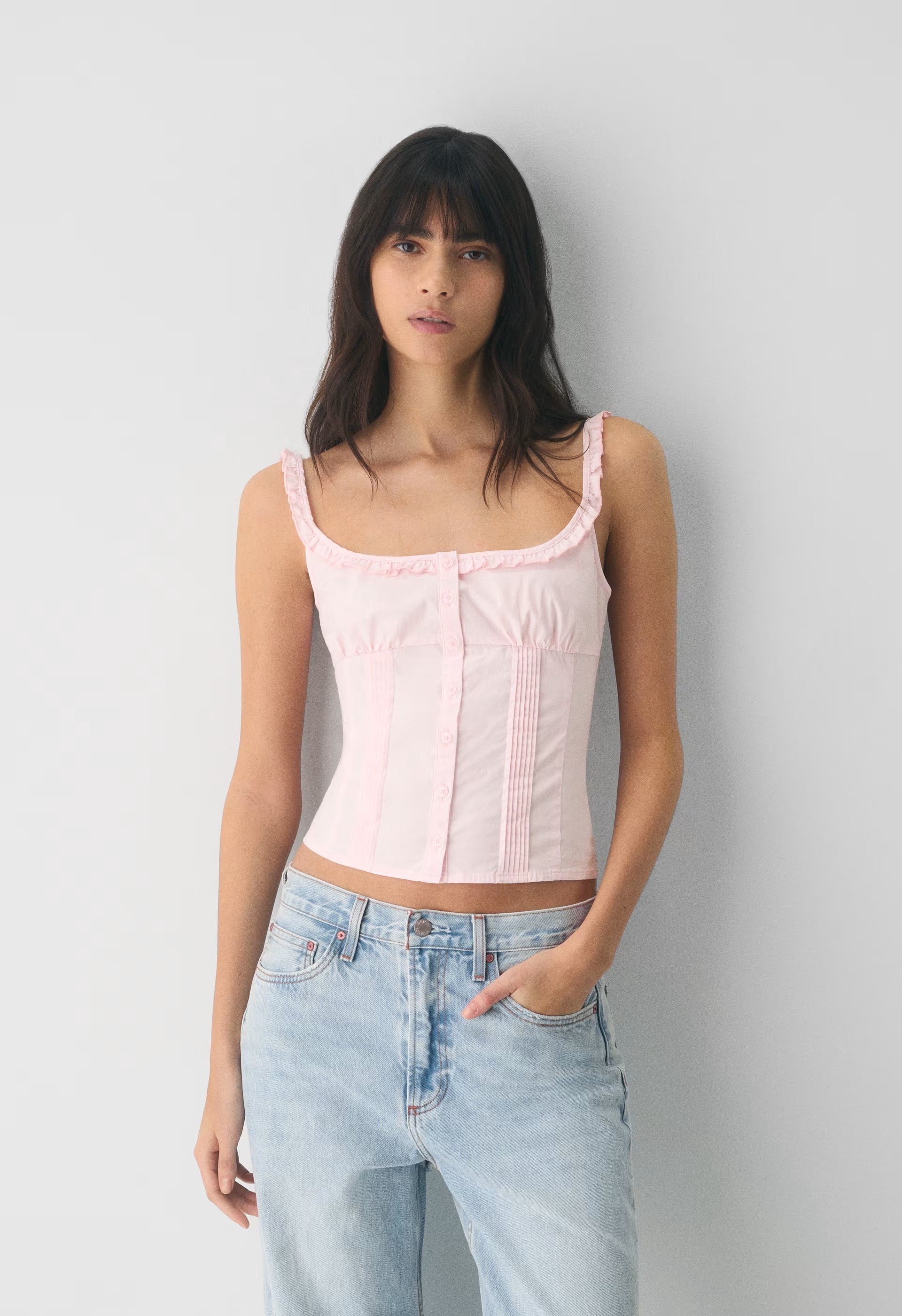 Gumdrop Poplin Top - RIPPLE BLUE