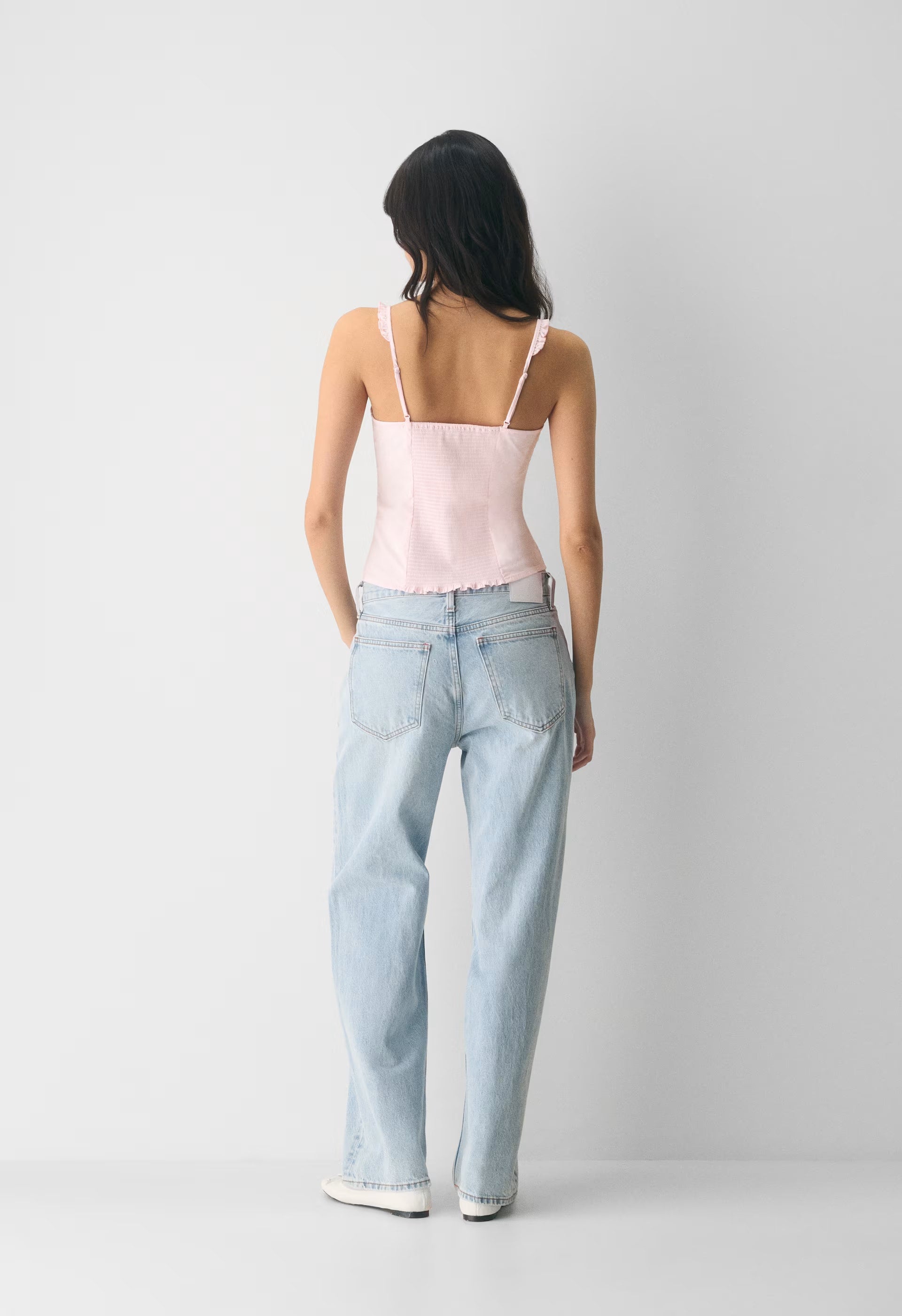 Gumdrop Poplin Top - LEMONADE