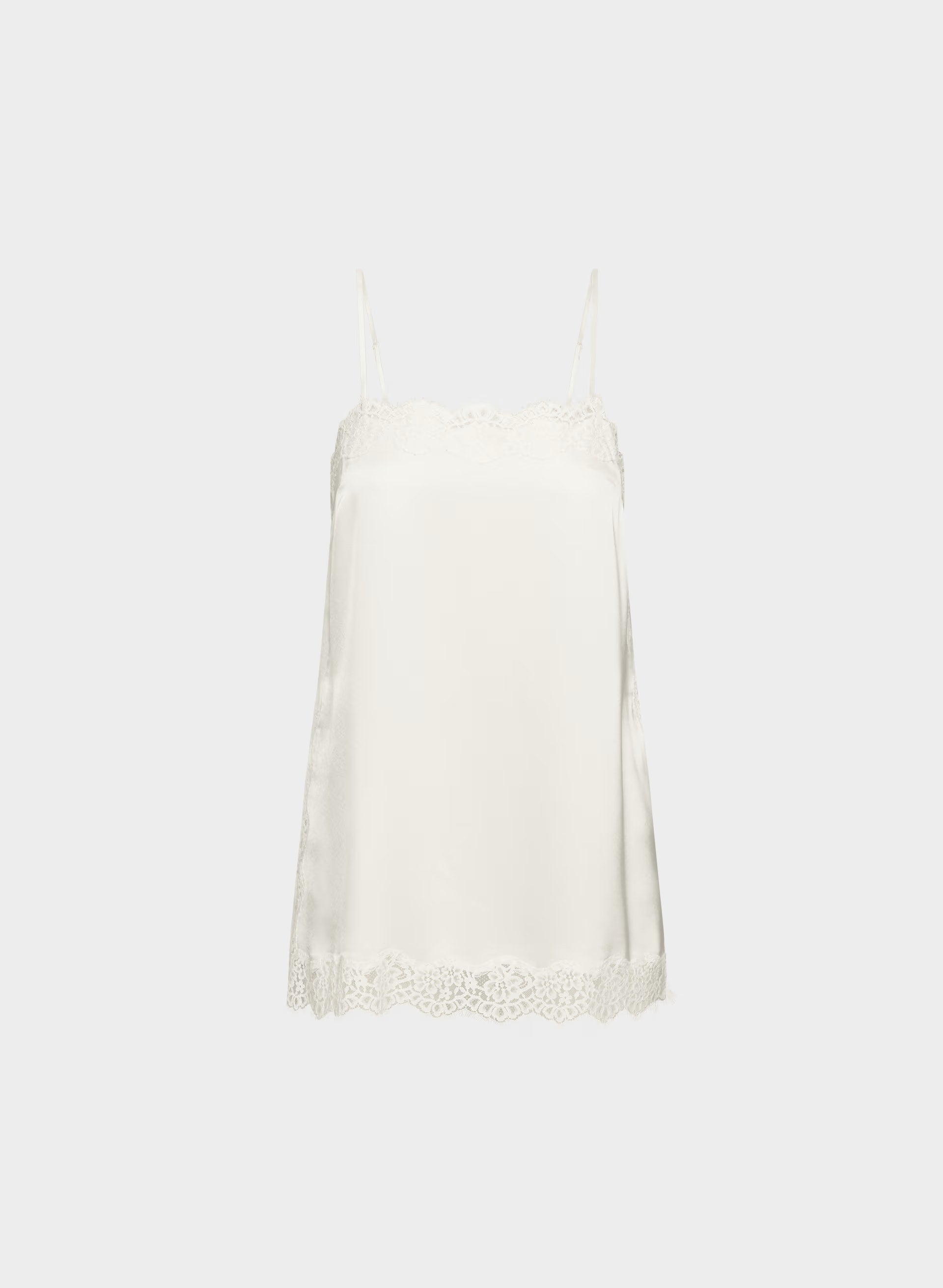 Serif Satin Camisole - LT BIRCH/ LT BIRCH