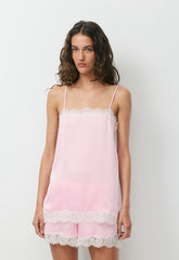 Serif Satin Camisole - MLKSHK PNK/LGHT BRCH