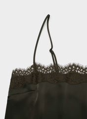 Serif Satin Camisole - CC N BROWN/CC NB BROWN