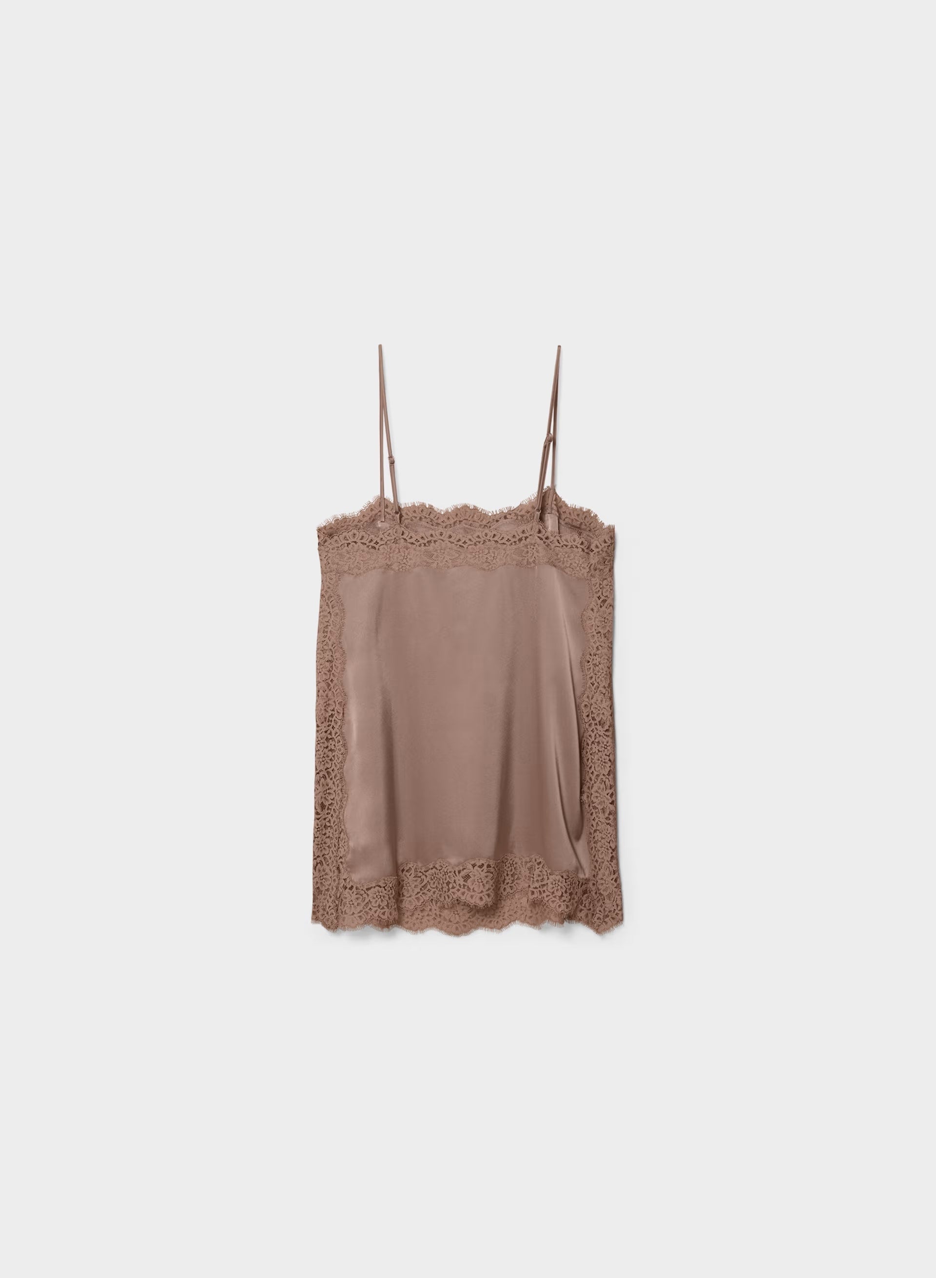 Serif Satin Camisole - DSTY MAUVE/DST MAUVE