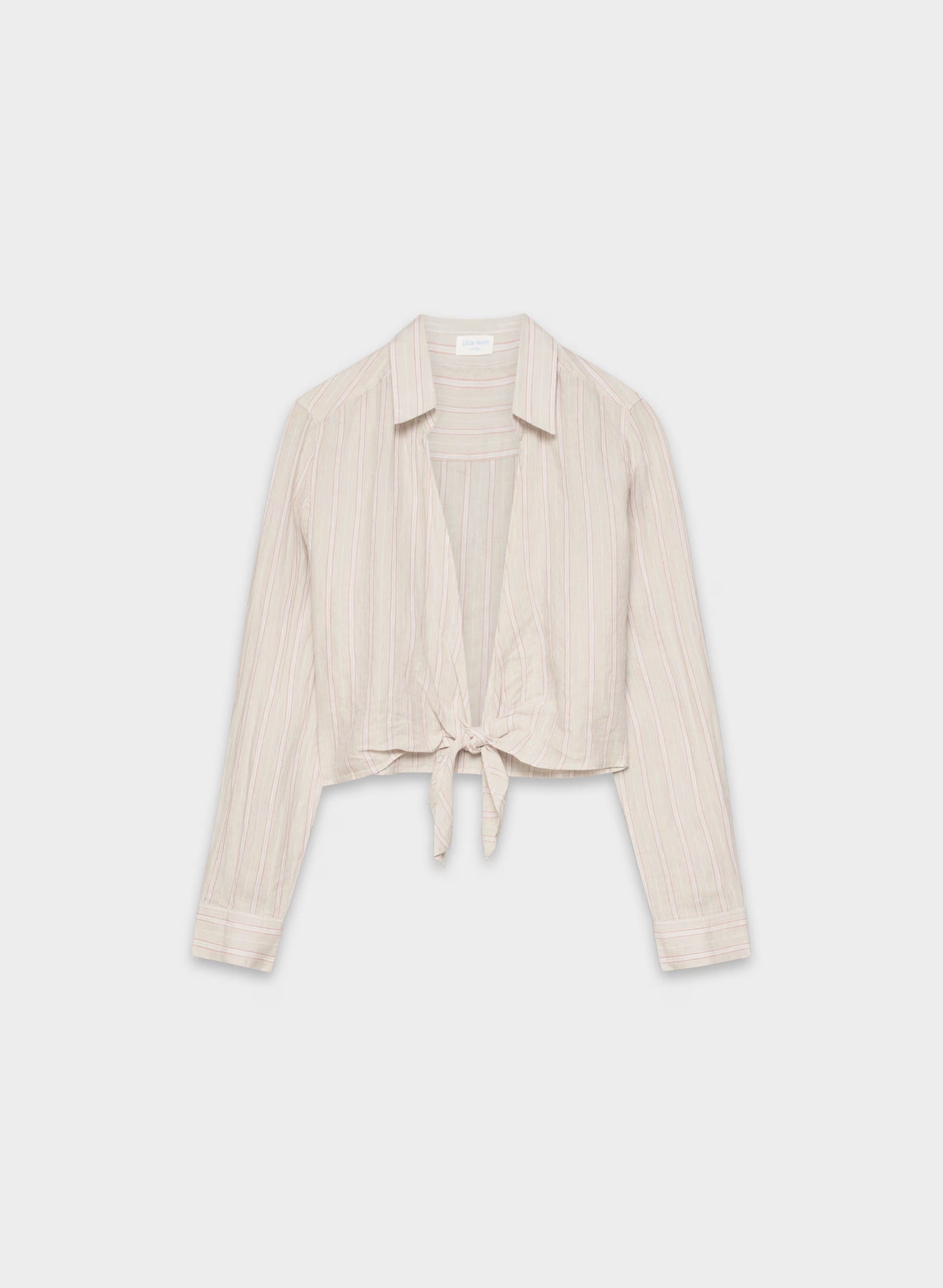Connection Linen Blouse - BRILY STRP MTTP/KLPK