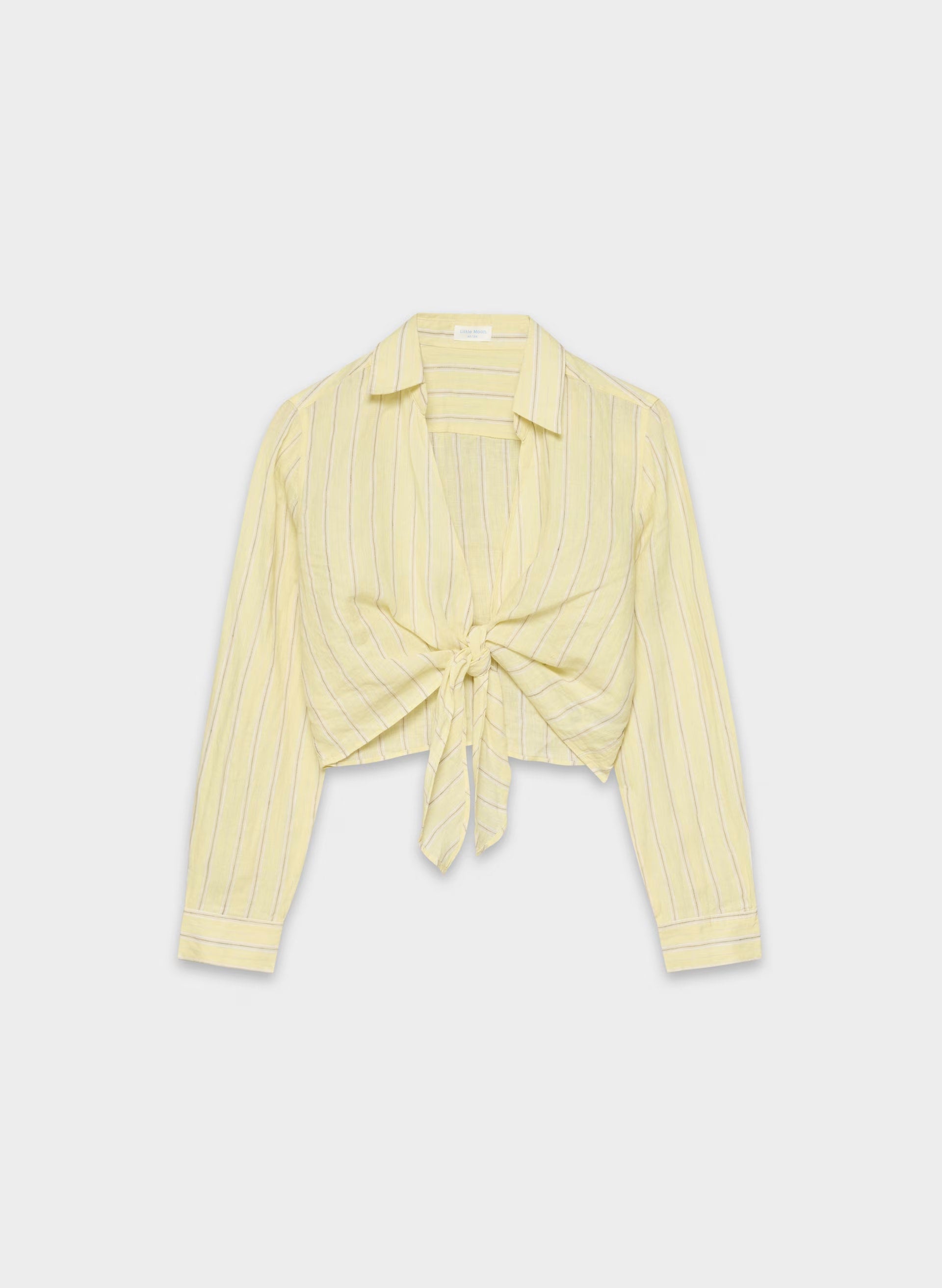 Connection Linen Blouse - BRILY STRP LMD/MTROTP