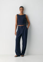 Cavalier Top - CruiseLinen™ - ADMIRAL/ LIGHT BIRCH