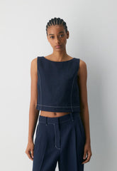 Cavalier Top - CruiseLinen™ - ADMIRAL/ LIGHT BIRCH