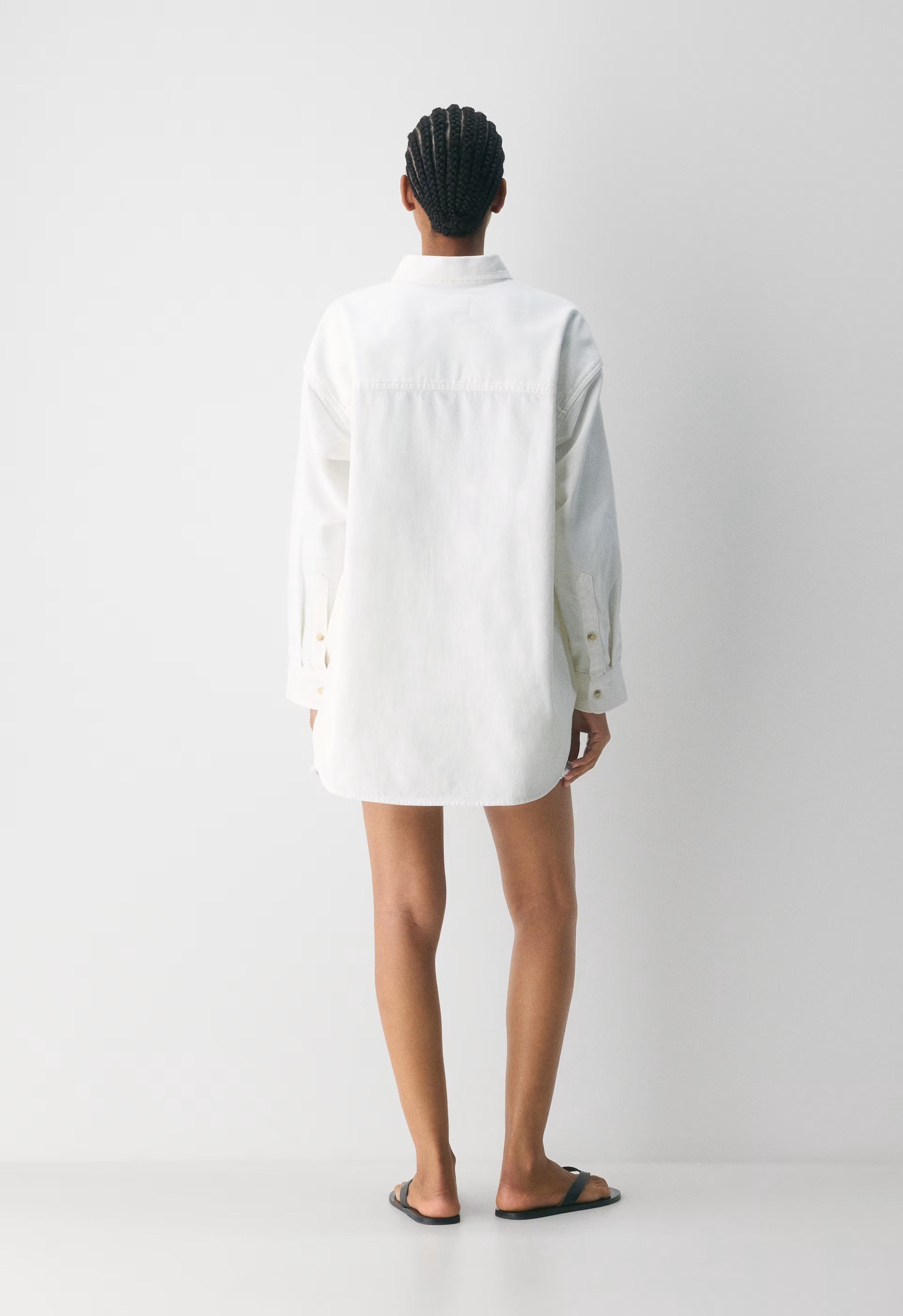 Denim Forum The '80s Comfy Denim Shirt - A LITTLE WHITE LIE