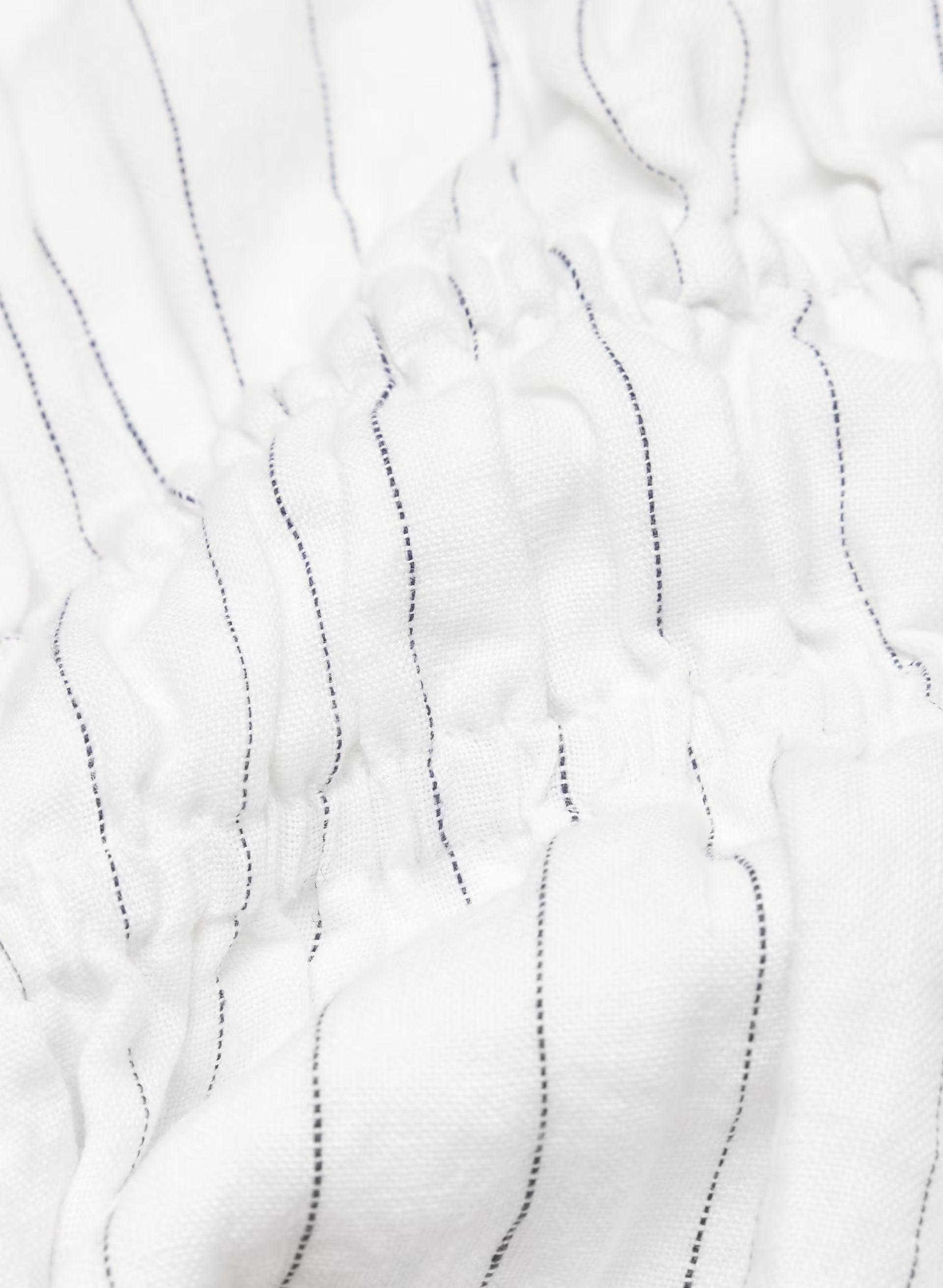 Regency Linen Camisole - HNDSN STRP WT/ADMIRAL