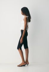 Regency Linen Camisole - HNDSN STRP WT/ADMIRAL