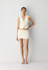 Jordan Wool Vest - LIGHT BIRCH