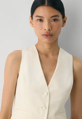 Jordan Wool Vest - LIGHT BIRCH