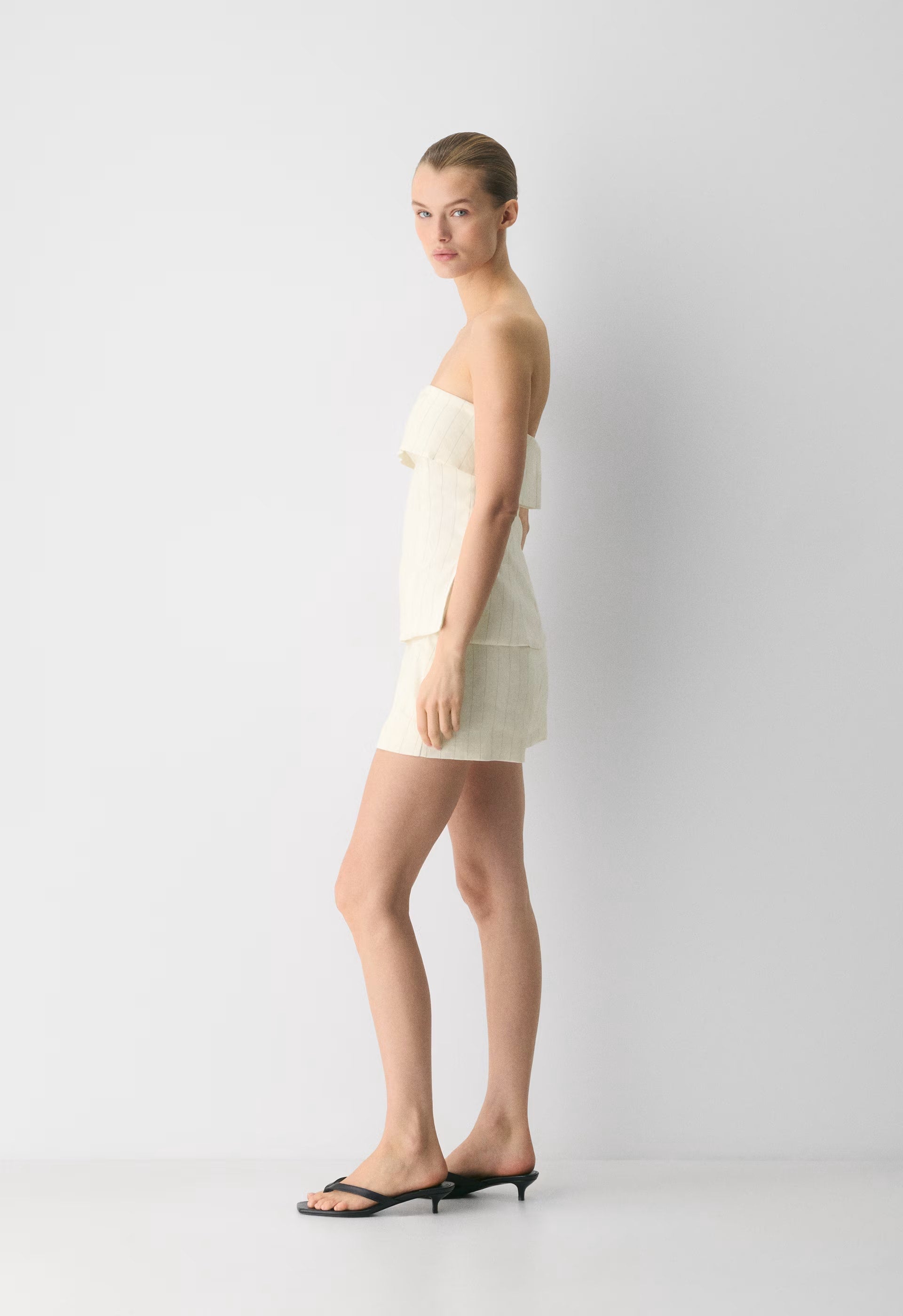 Element Linen Tube Top - CABOT STRP OAK/GREY