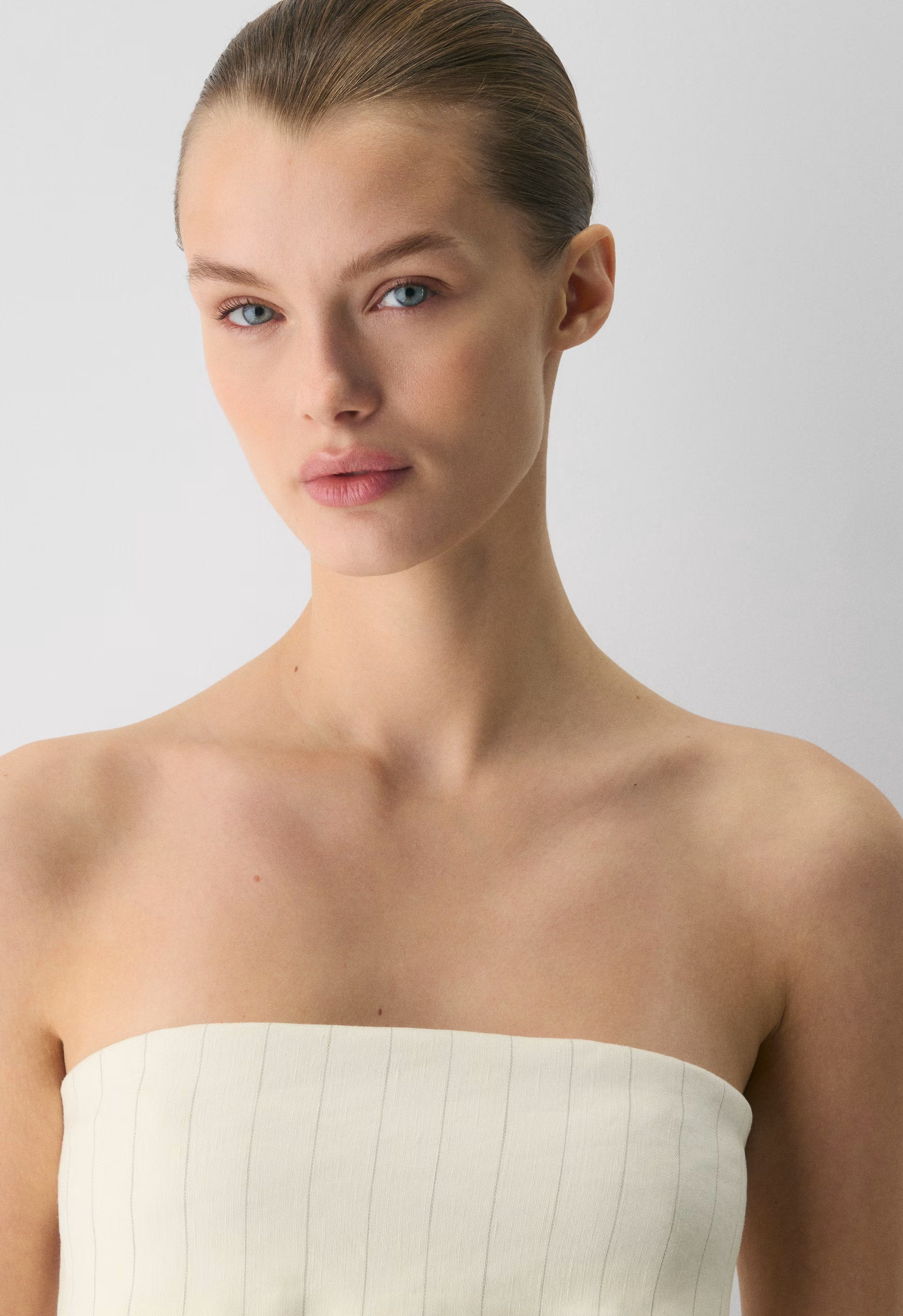 Element Linen Tube Top - CABOT STRP OAK/GREY