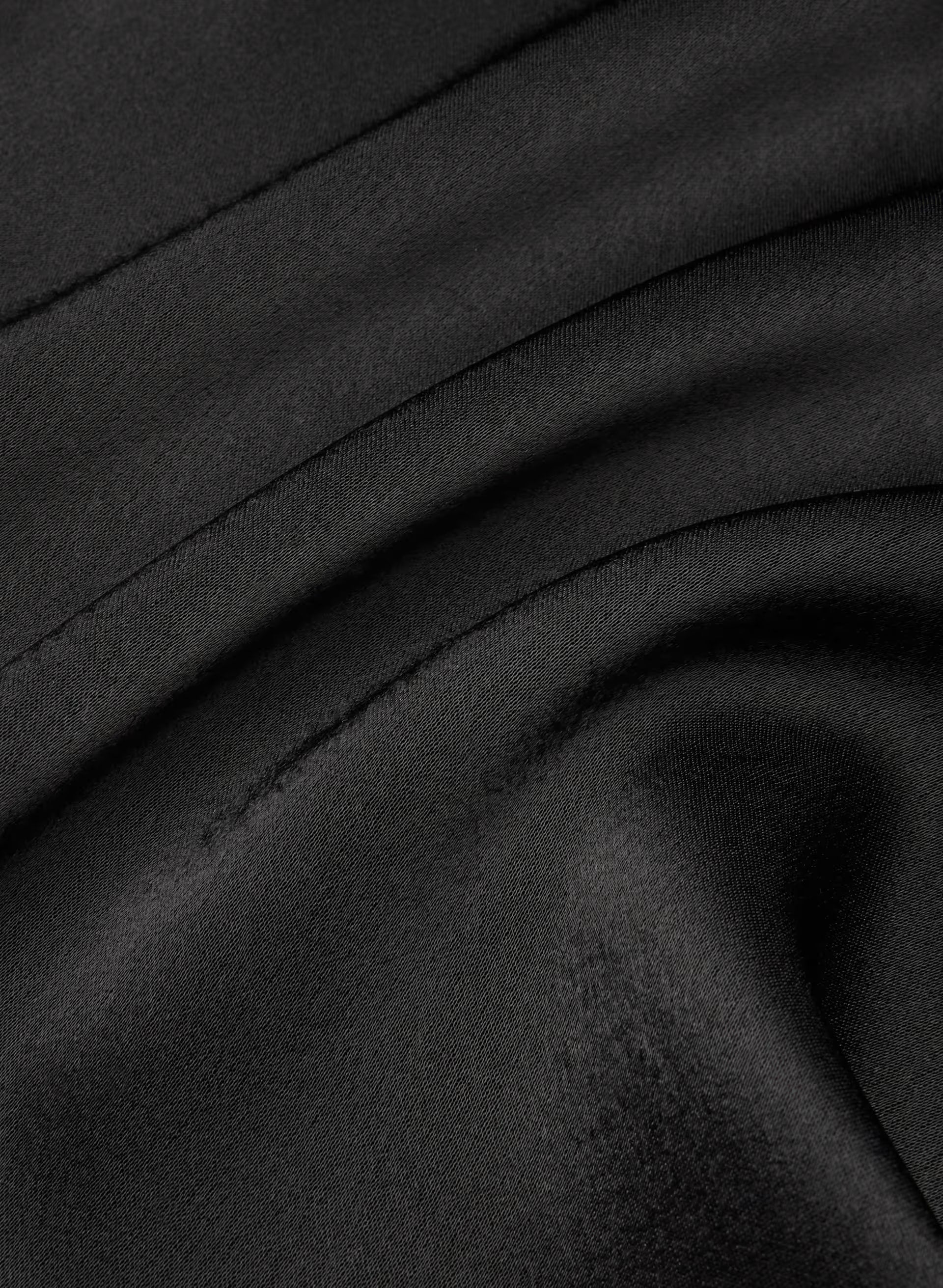 Sunlane Satin Camisole - BLACK
