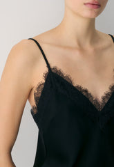 Sunlane Satin Camisole - BLACK