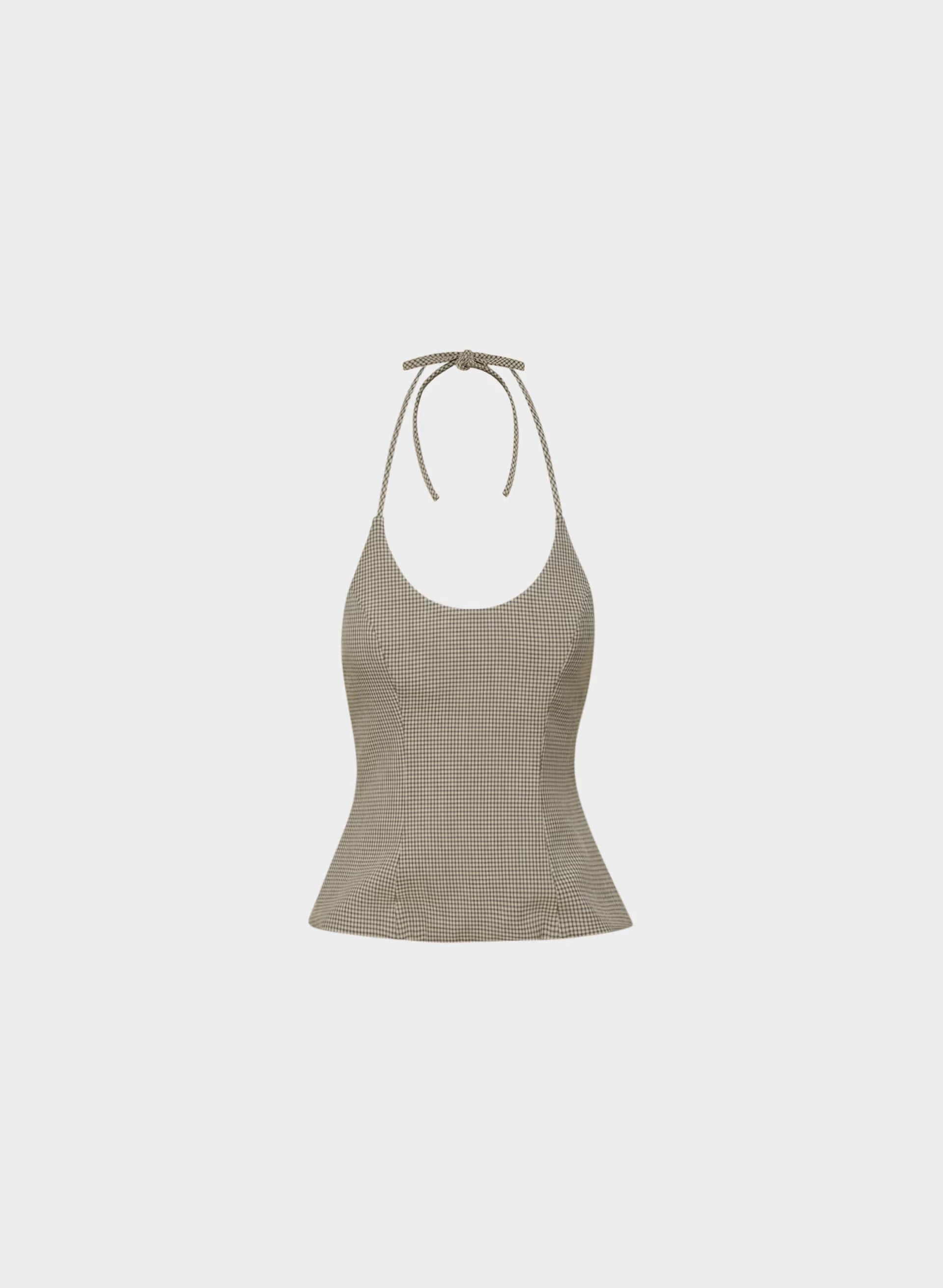 Convention Halter Top - Eversential™ - HAR CHECK MC B/R M BR