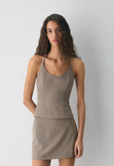 Convention Halter Top - Eversential™ - HAR CHECK MC B/R M BR