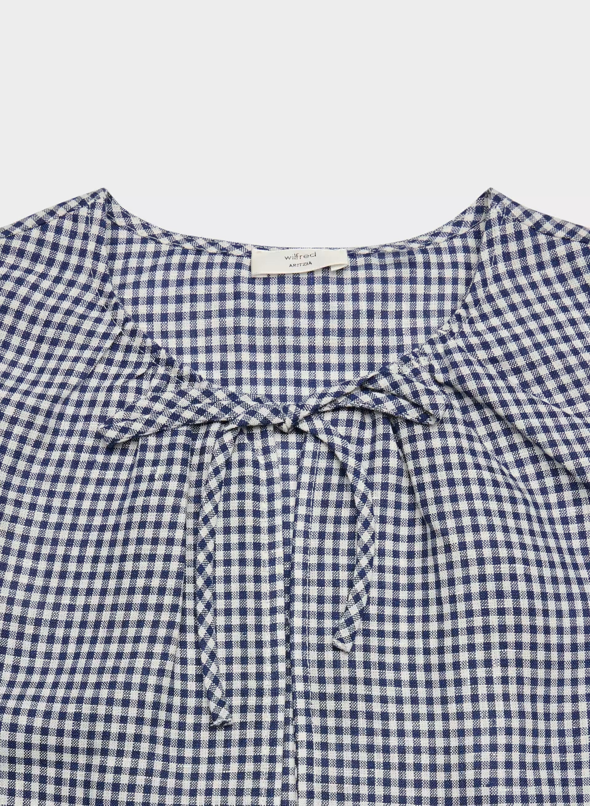 Violette Linen Blouse - SRPN CK LT BRH/HBR NVY