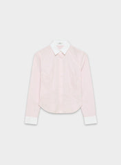 Chronicle Slim Poplin Shirt - MLKSK PK/BRT WT/BRT WT