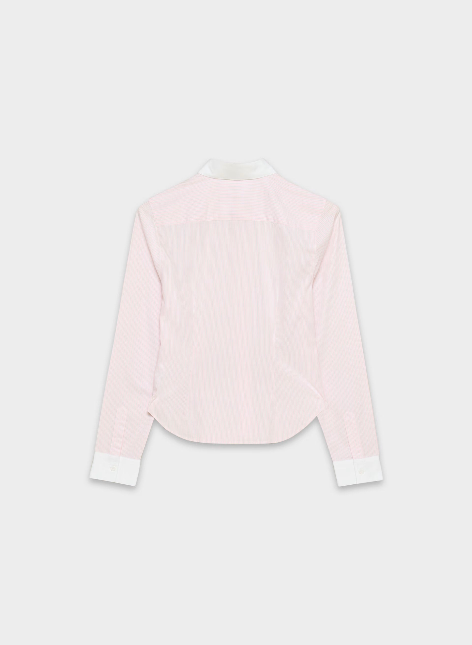 Chronicle Slim Poplin Shirt - MLKSK PK/BRT WT/BRT WT