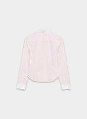 Chronicle Slim Poplin Shirt - MLKSK PK/BRT WT/BRT WT