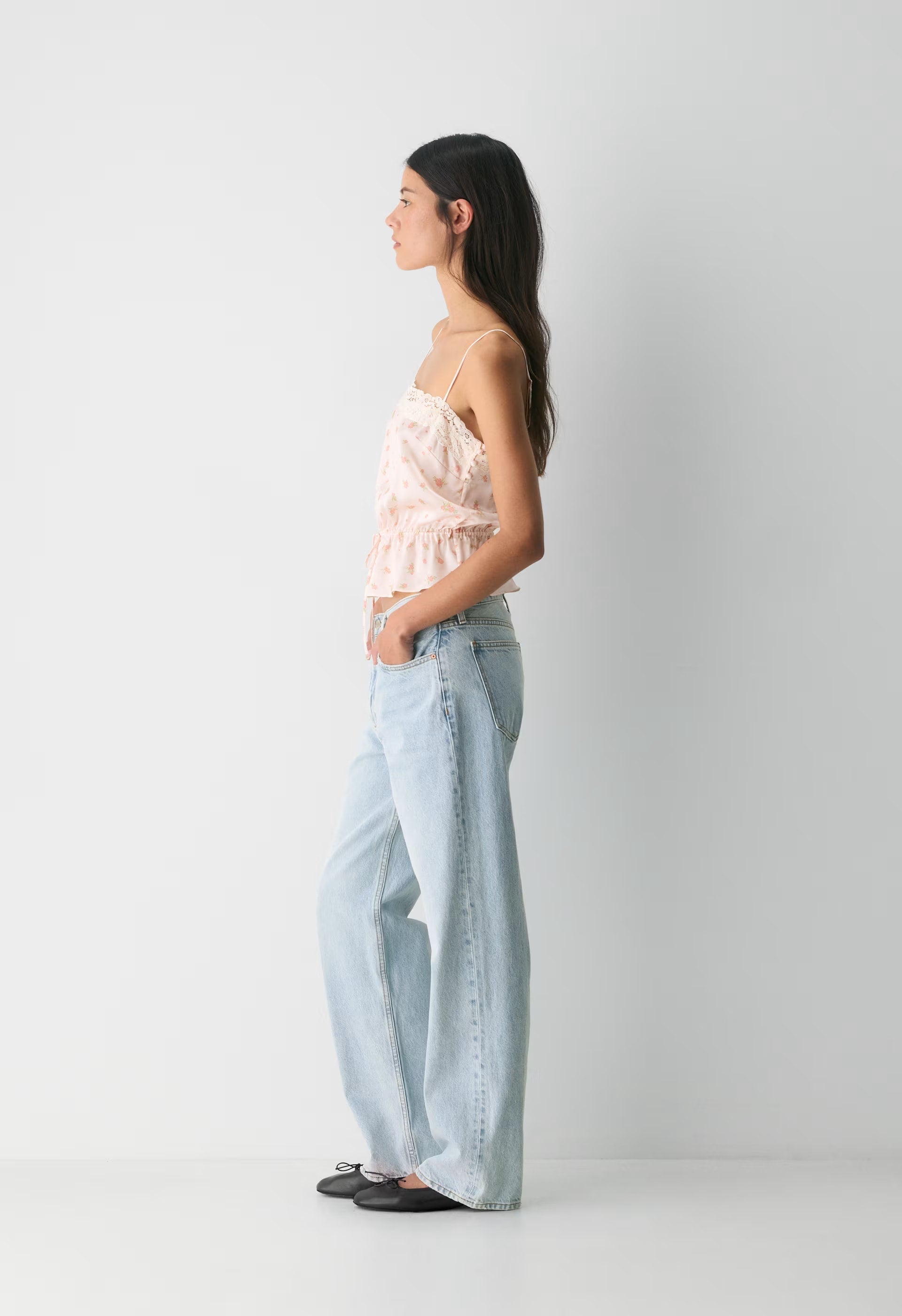 Pippin Silk Camisole - PALE PEACH/PINK