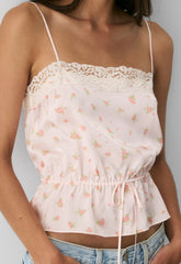 Pippin Silk Camisole - PALE PEACH/PINK