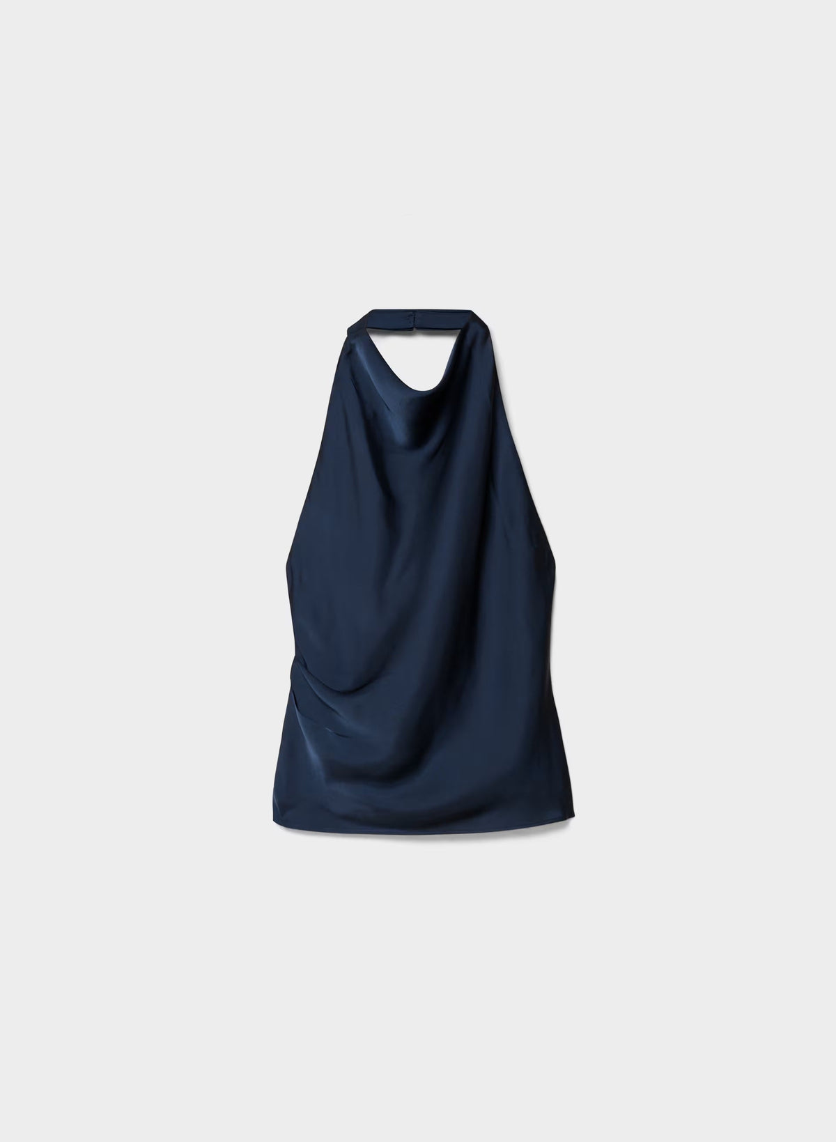 Audience Satin Halter Top - ADMIRAL