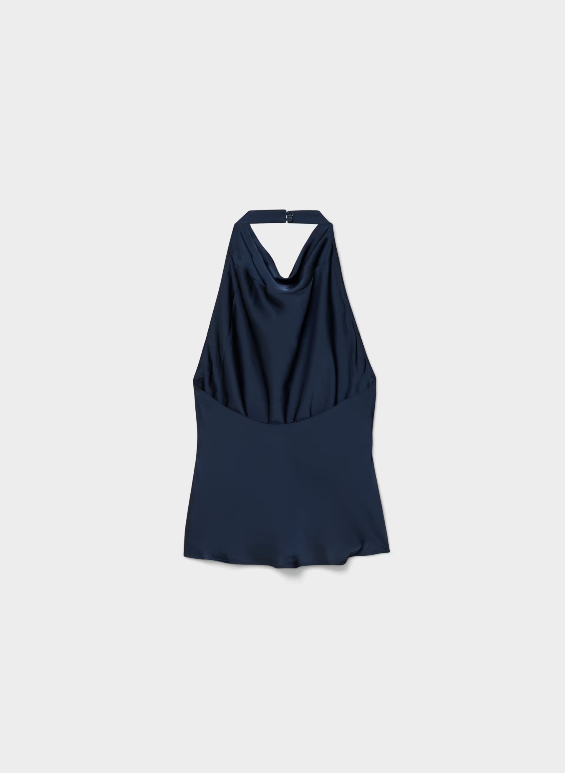 Audience Satin Halter Top - ADMIRAL