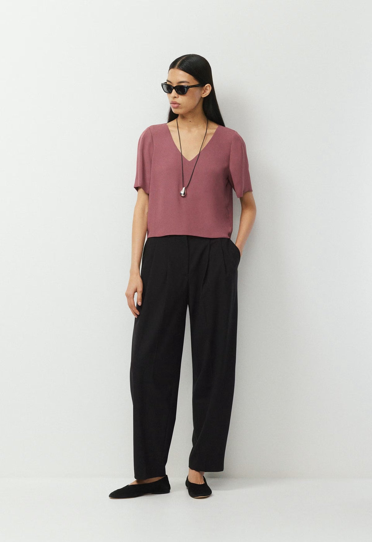 Randy Blouse - OPERA ROSE