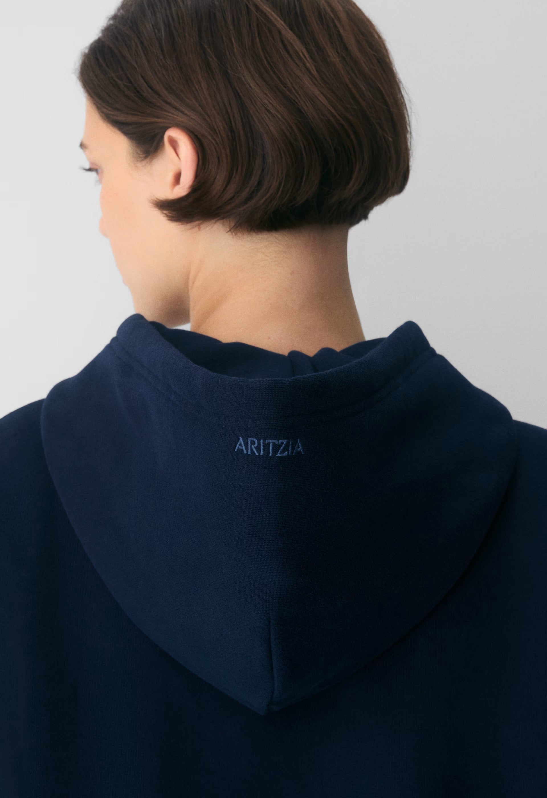 Cozy Sweatfleece Boyfriend Boxy Zip Hoodie - ADMIRAL