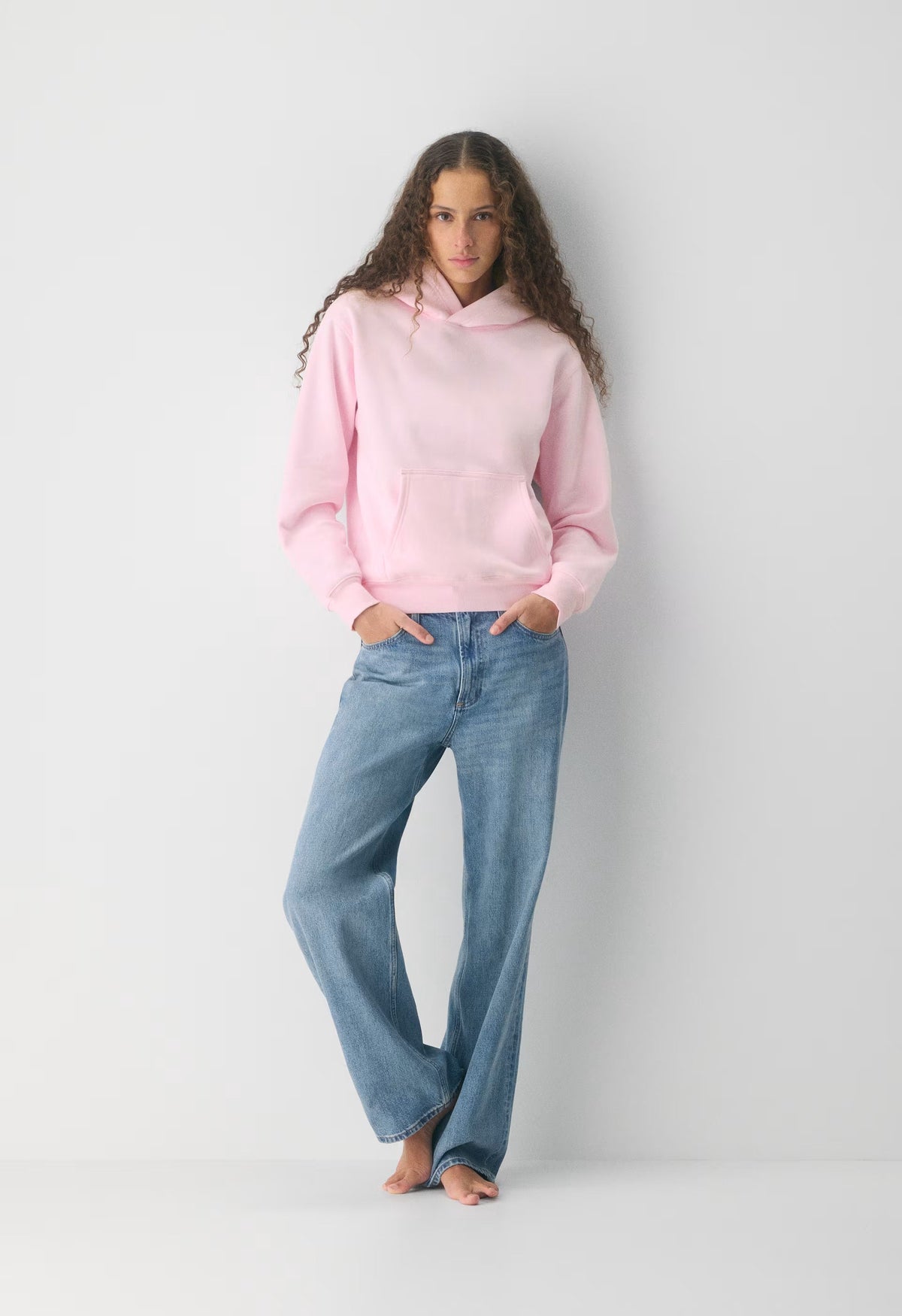 Cozy Sweatfleece Perfect Hoodie - VILLA PINK