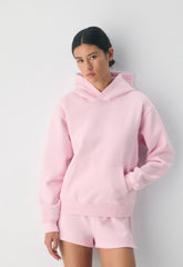 Cozy Sweatfleece Perfect Hoodie - MILKSHAKE PINK