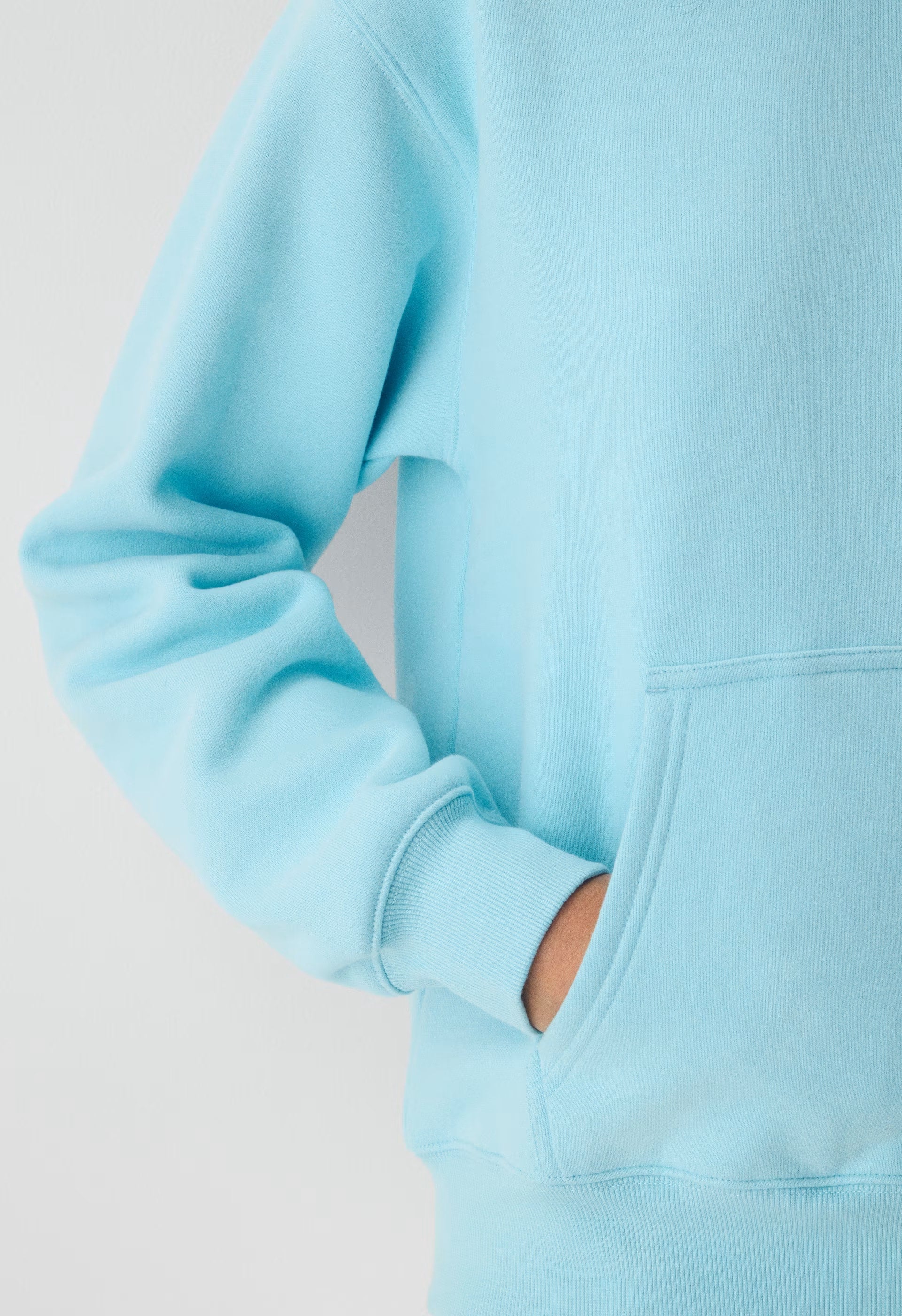 Cozy Sweatfleece Perfect Hoodie - PANORAMA BLUE