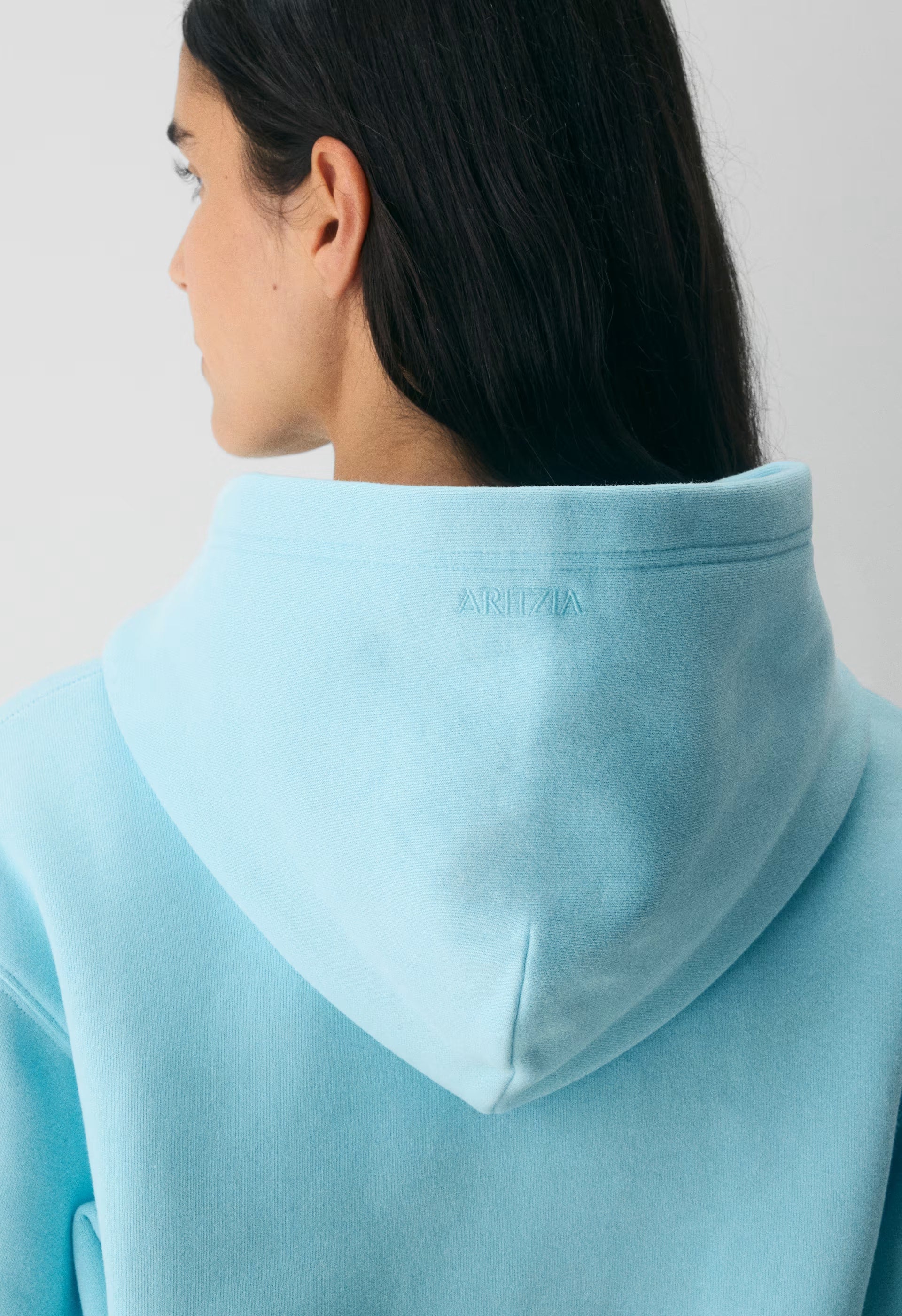 Cozy Sweatfleece Perfect Hoodie - PANORAMA BLUE