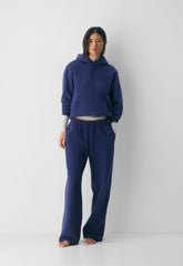 Cozy Sweatfleece Perfect Hoodie - HARBOUR NAVY
