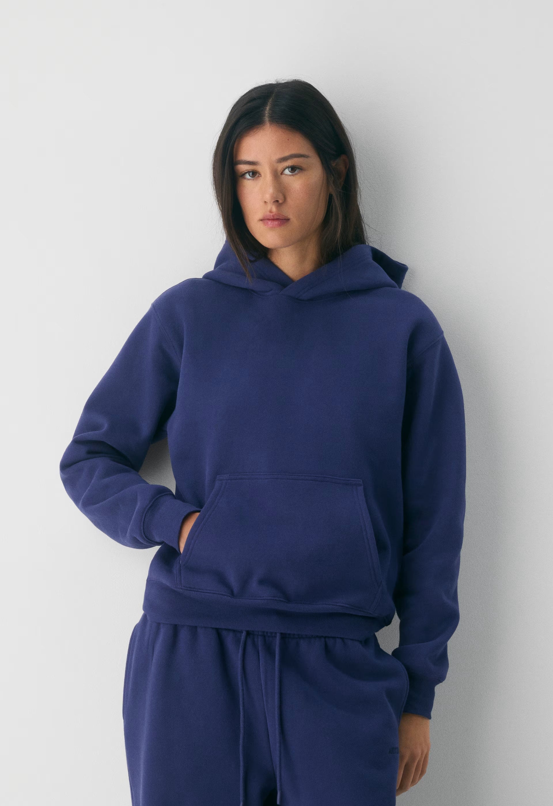 Cozy Sweatfleece Perfect Hoodie - HARBOUR NAVY
