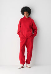 Cozy Sweatfleece Mega Raglan™ Hoodie - FLASHING RED