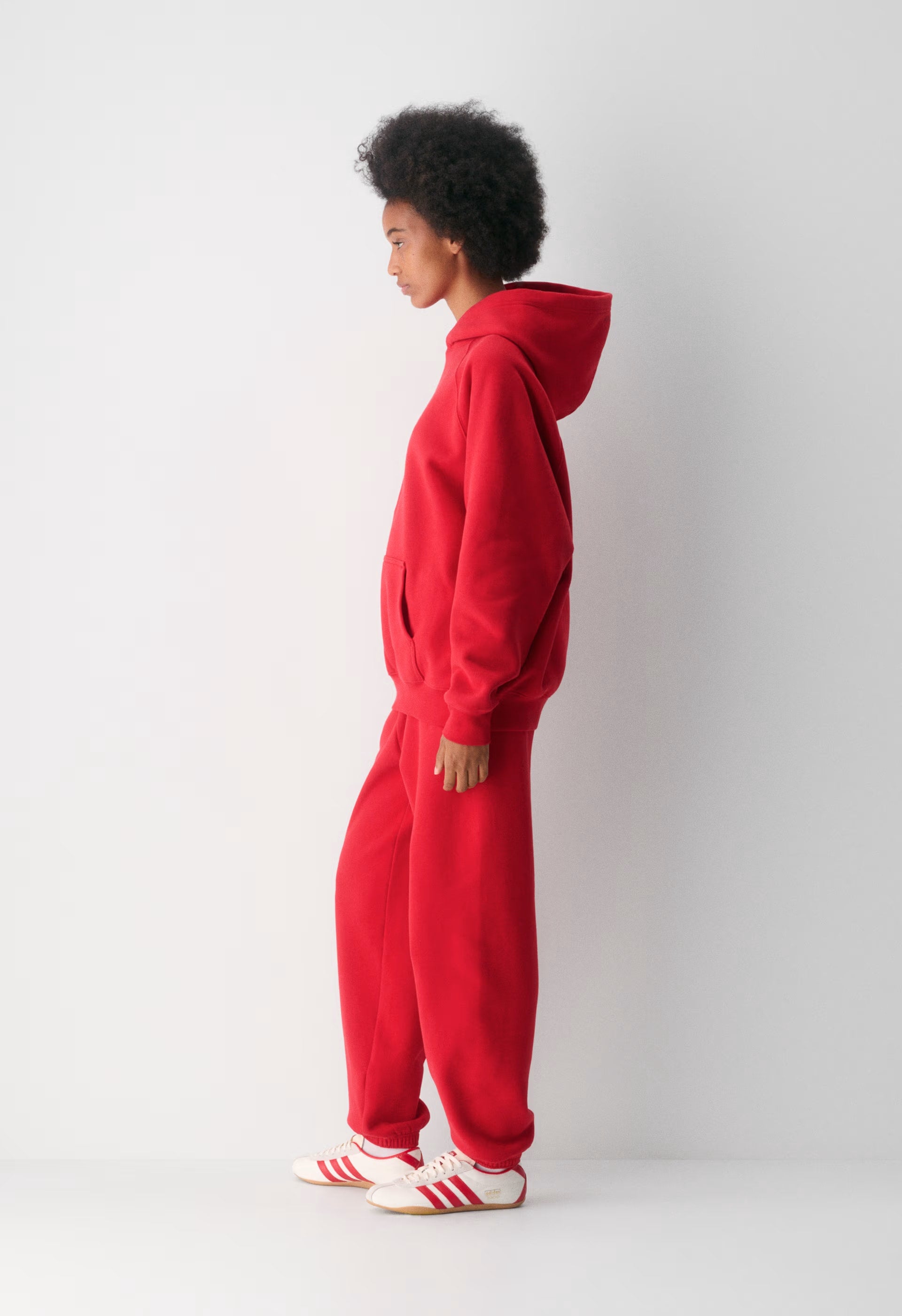 Cozy Sweatfleece Mega Raglan™ Hoodie - FLASHING RED