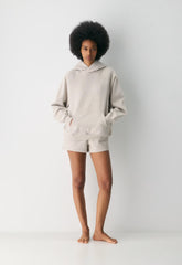 Cozy Sweatfleece Mega Raglan™ Hoodie - HEATHER ECRU