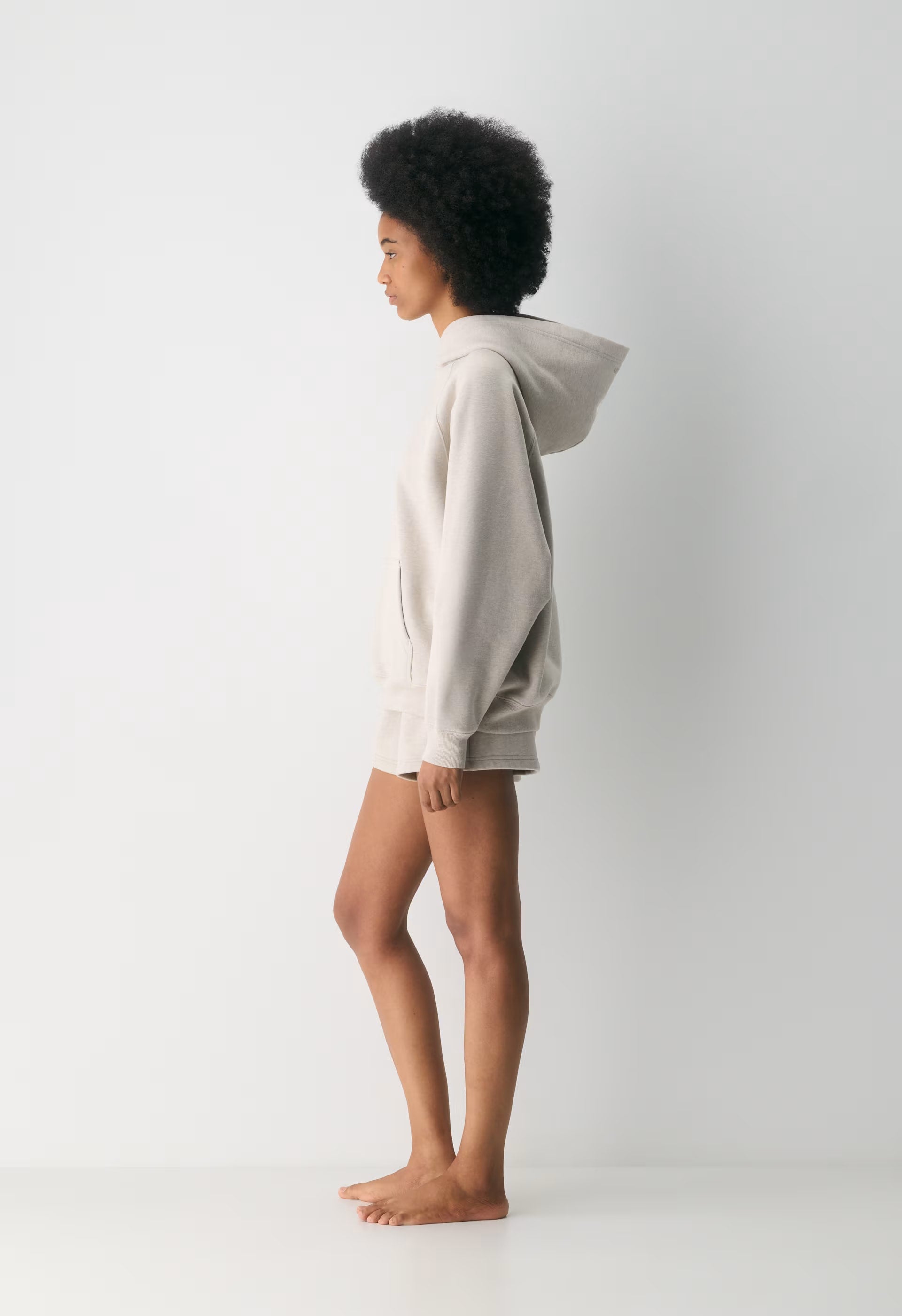 Cozy Sweatfleece Mega Raglan™ Hoodie - HEATHER ECRU