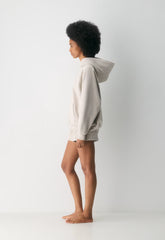 Cozy Sweatfleece Mega Raglan™ Hoodie - HEATHER ECRU