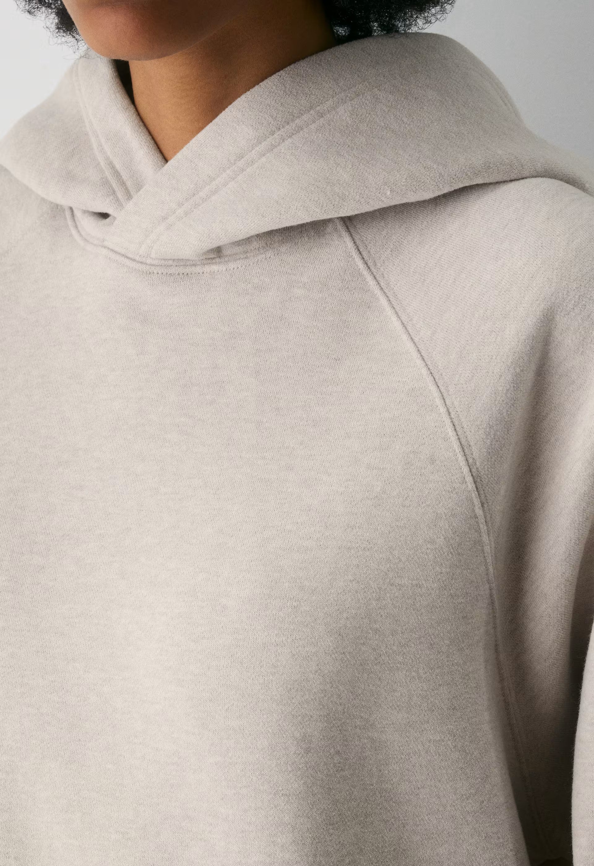 Cozy Sweatfleece Mega Raglan™ Hoodie - HEATHER ECRU