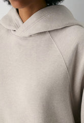 Cozy Sweatfleece Mega Raglan™ Hoodie - HEATHER ECRU
